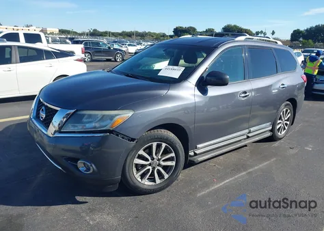 2014 Nissan Pathfinder Sl z USA, uszkodzony, nr VIN 5N1AR2MM6EC680717